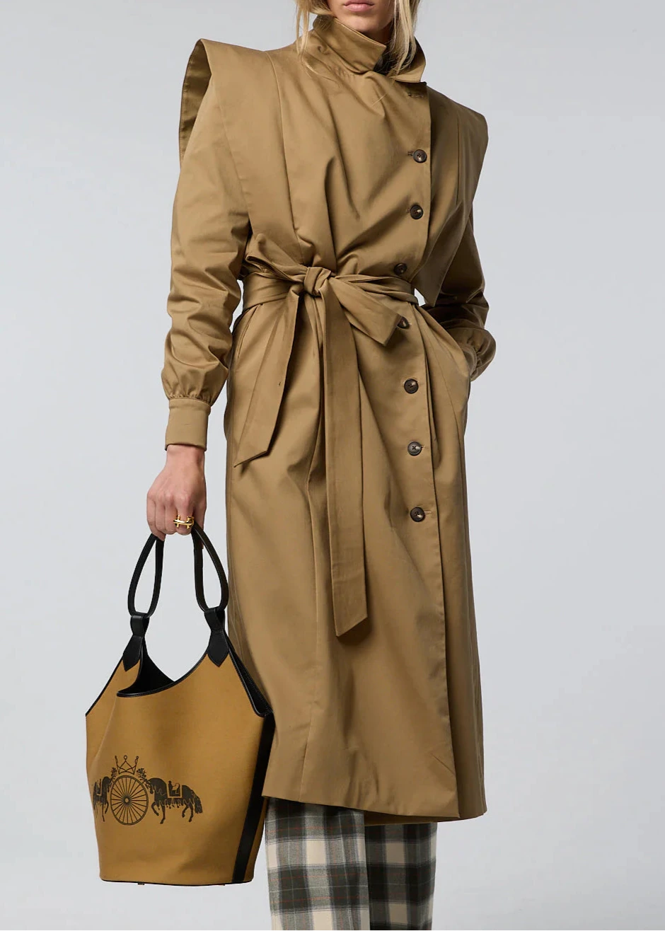 Gabardina Lala Camel