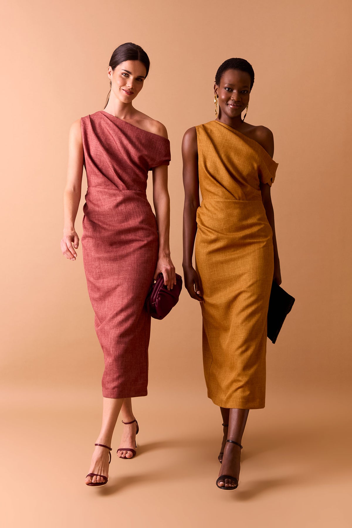 Vestido Fynn Ocre