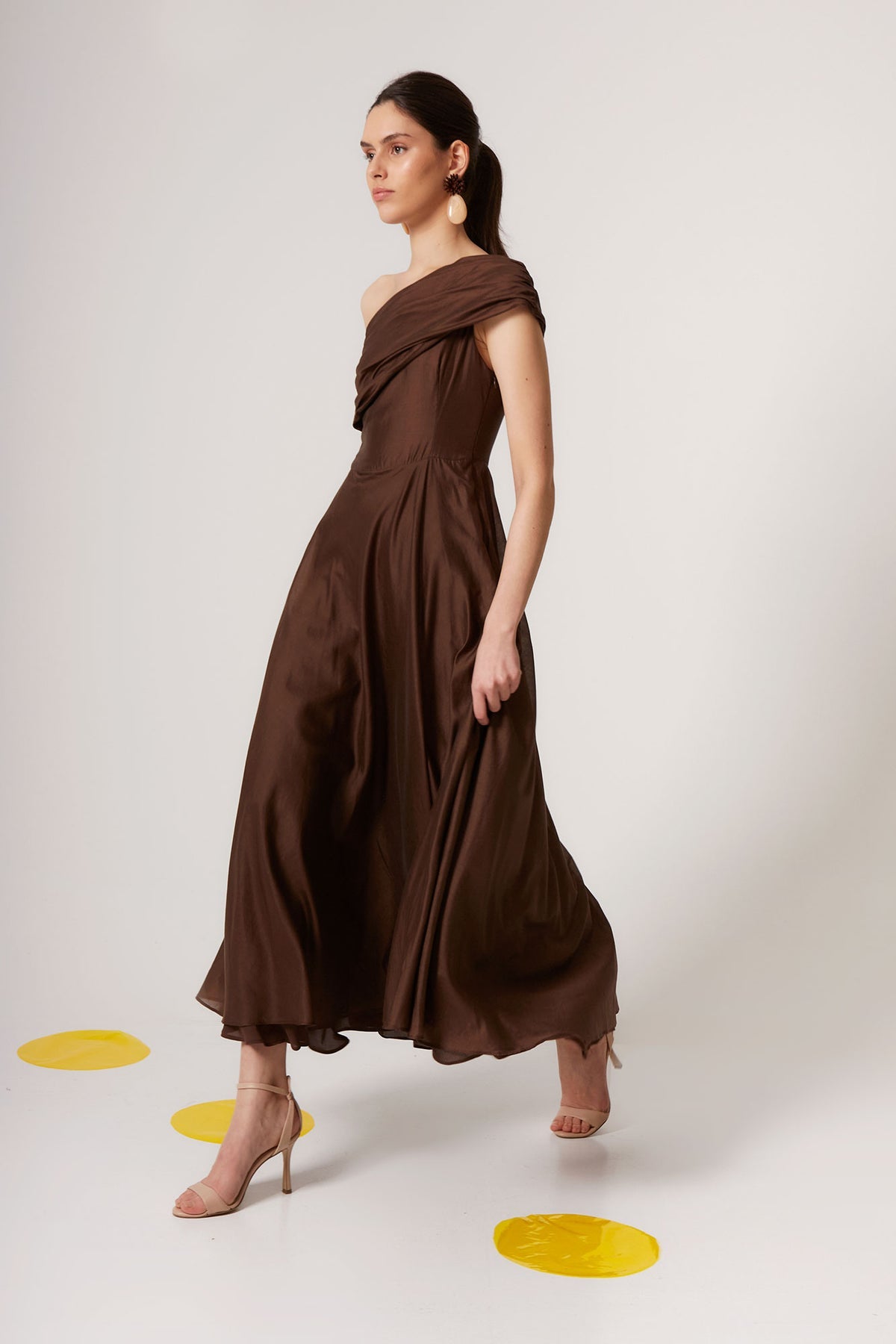 Pendientes Juno Beige