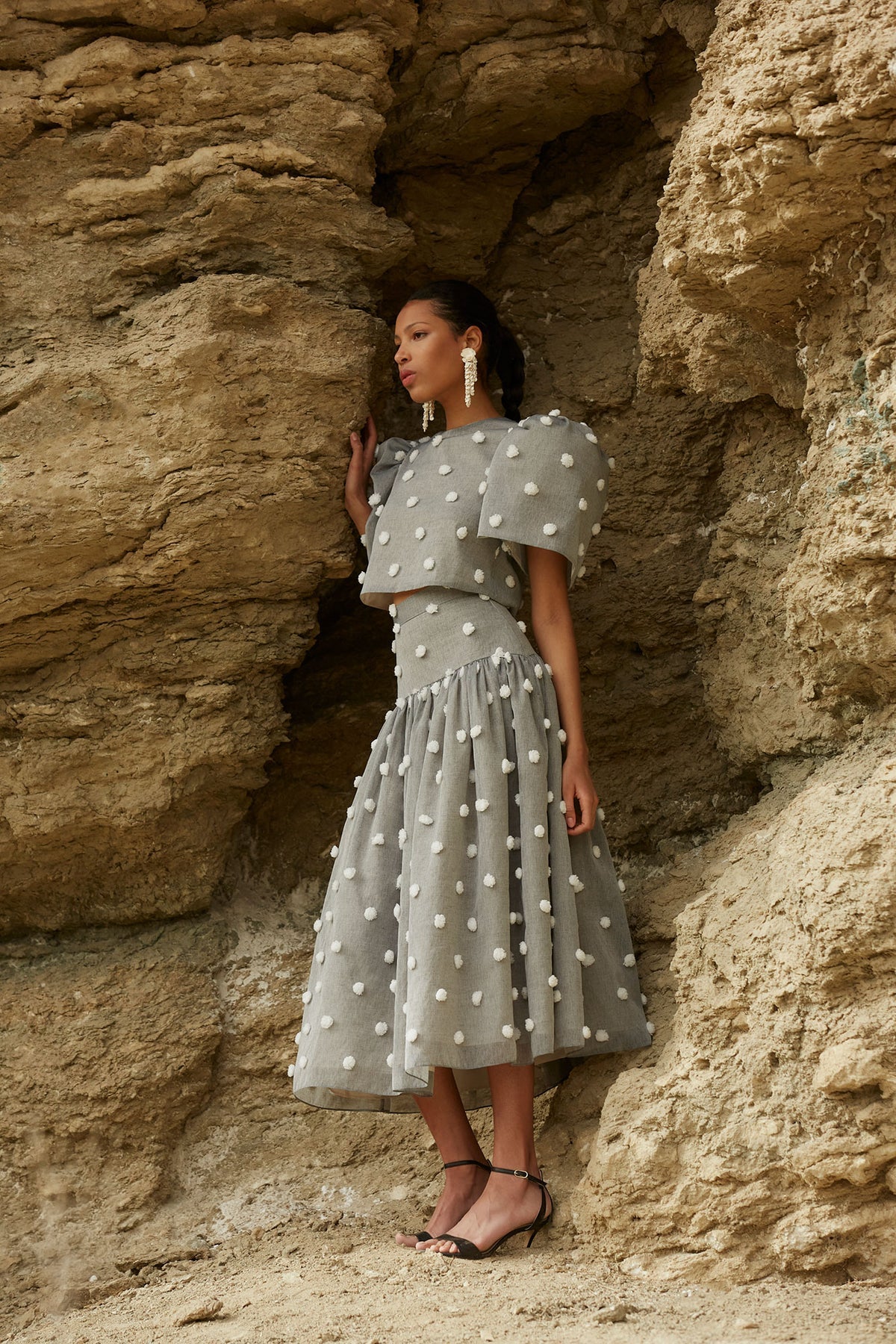 Falda Esme Gris