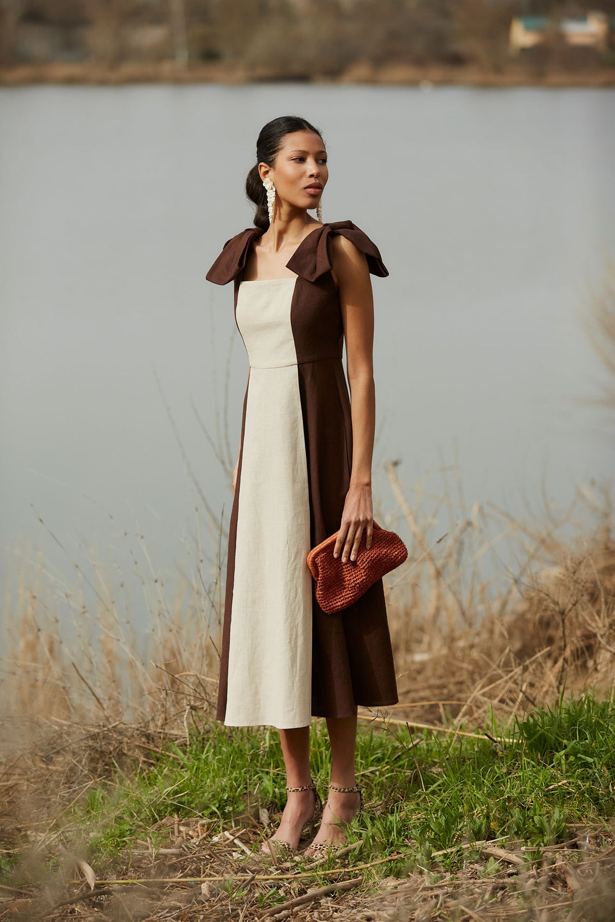 Vestido Freda Marrón
