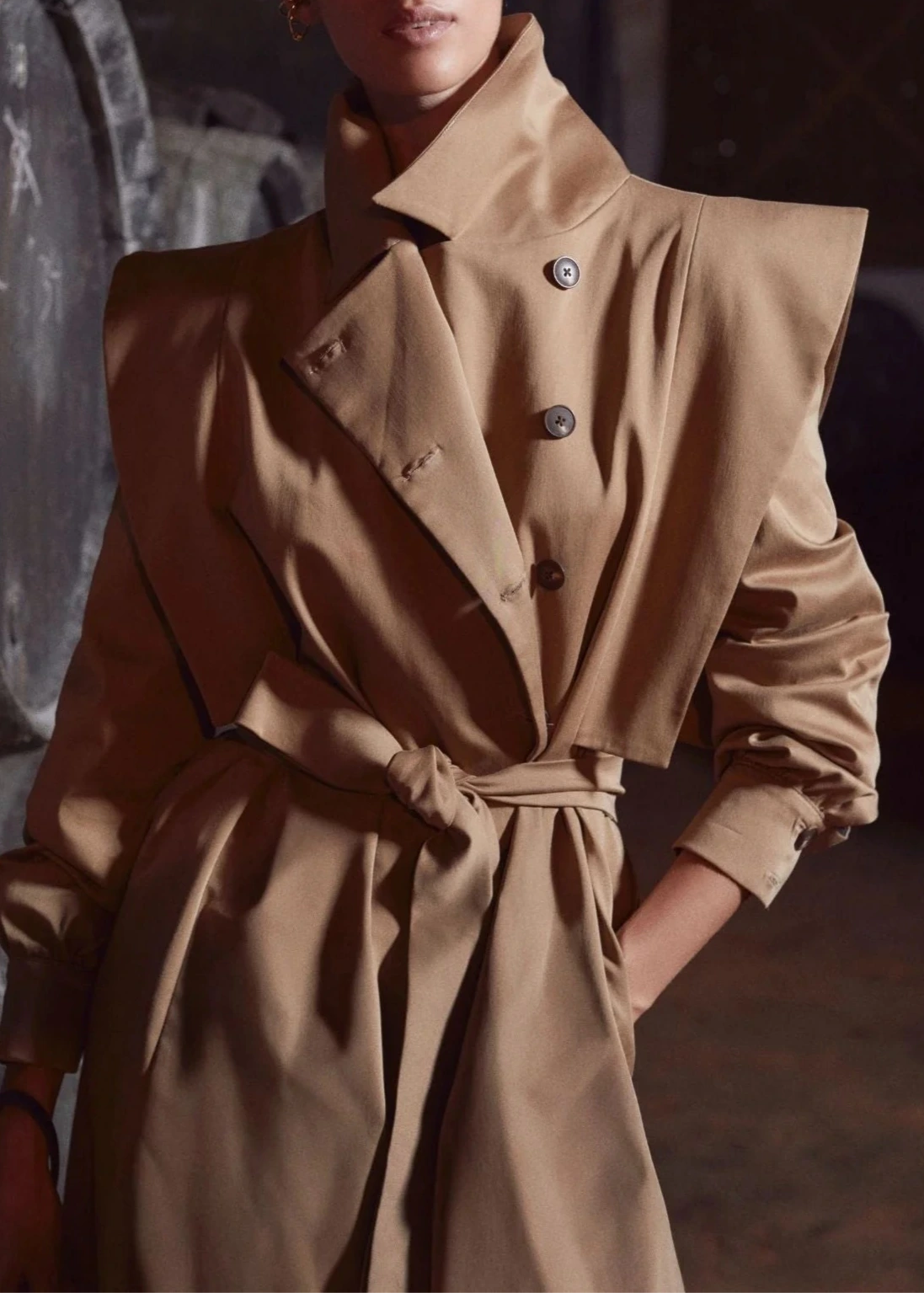 Gabardina Lala Camel