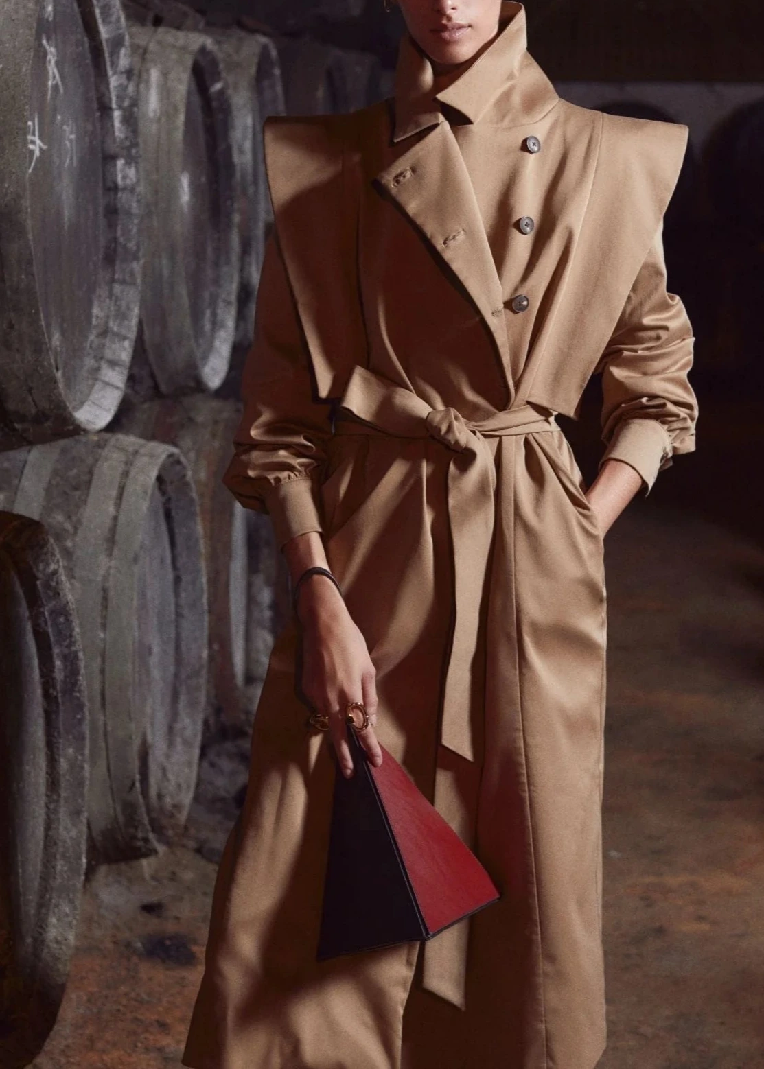 Gabardina Lala Camel