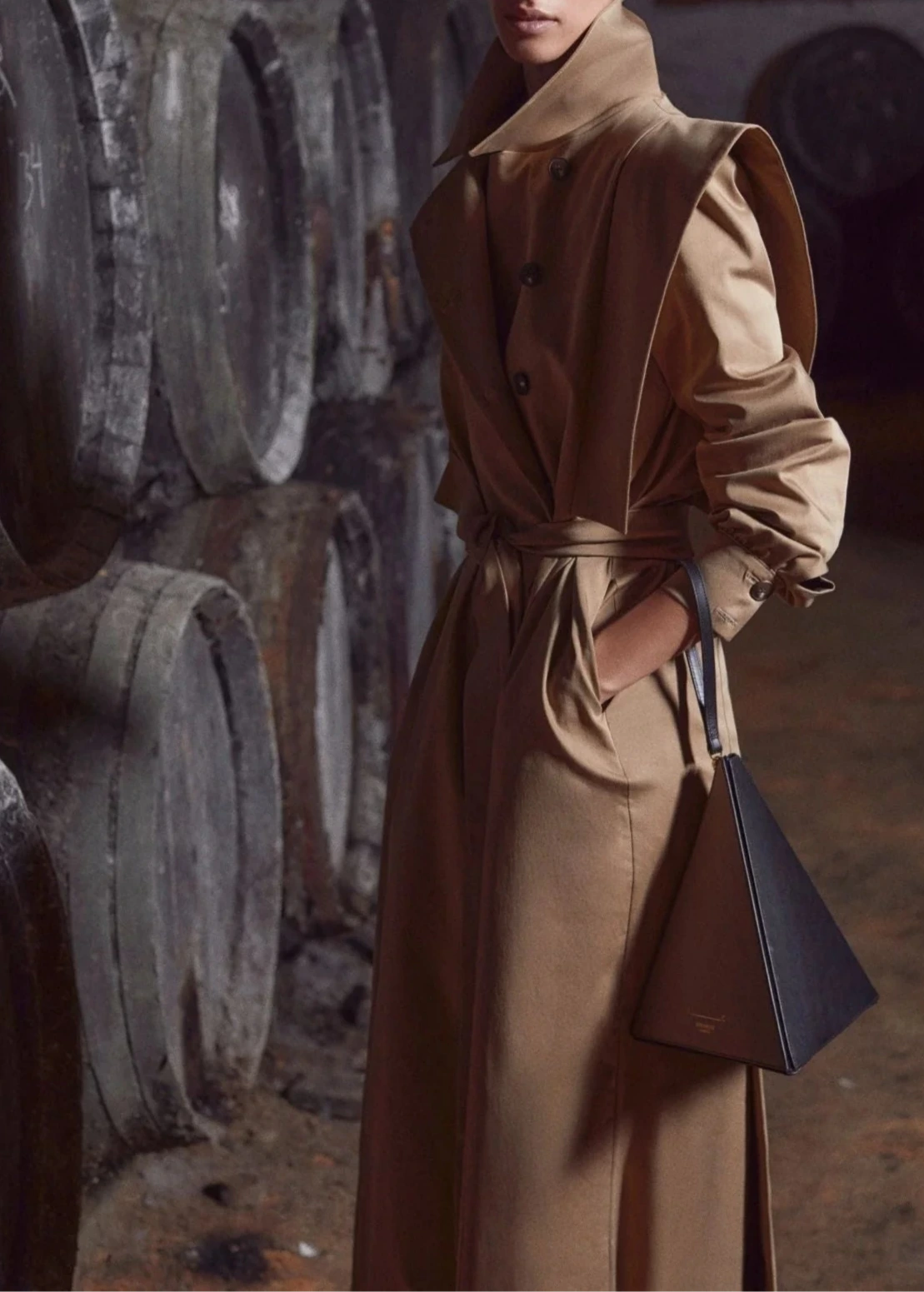 Gabardina Lala Camel