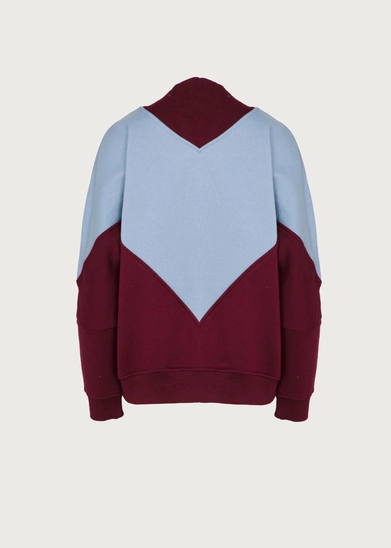 Sudadera Brodie Azul y Burdeos