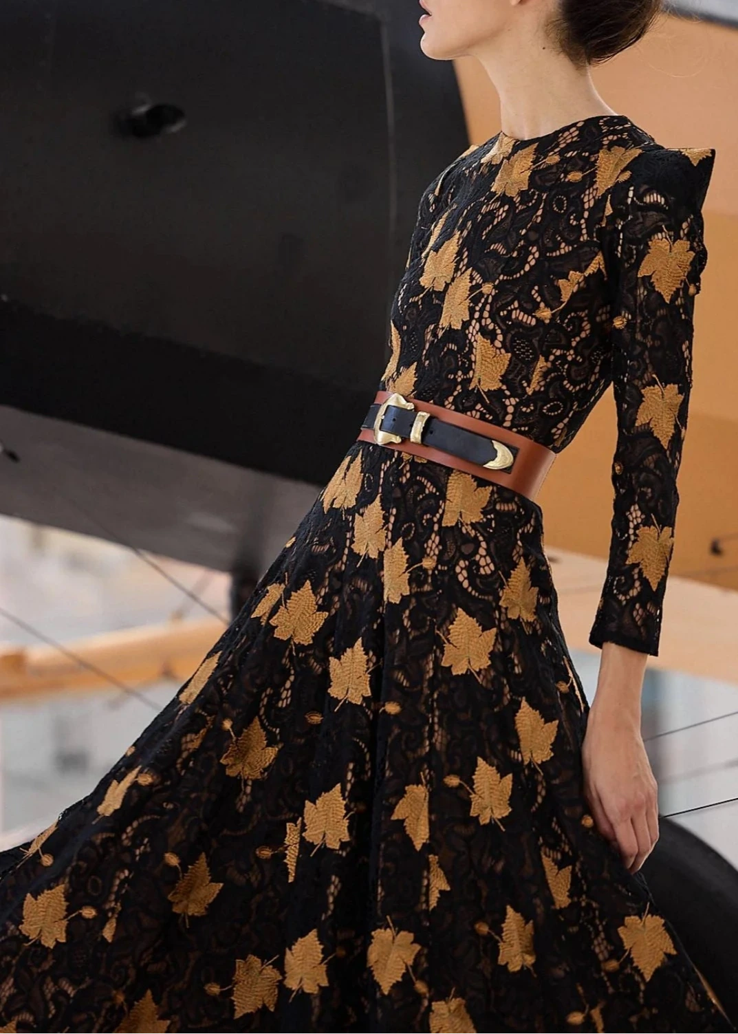 Vestido Rose Hojas