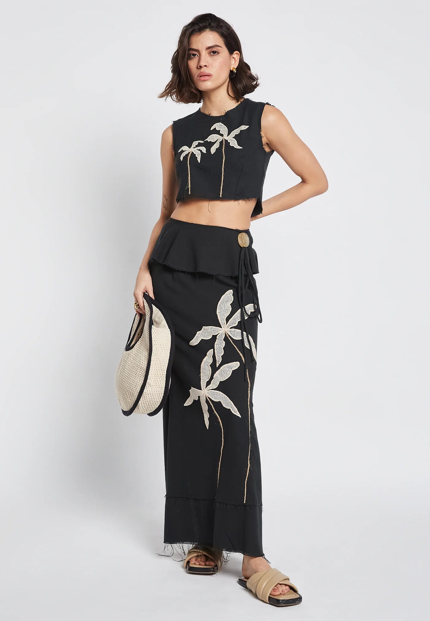 Falda Surf Black