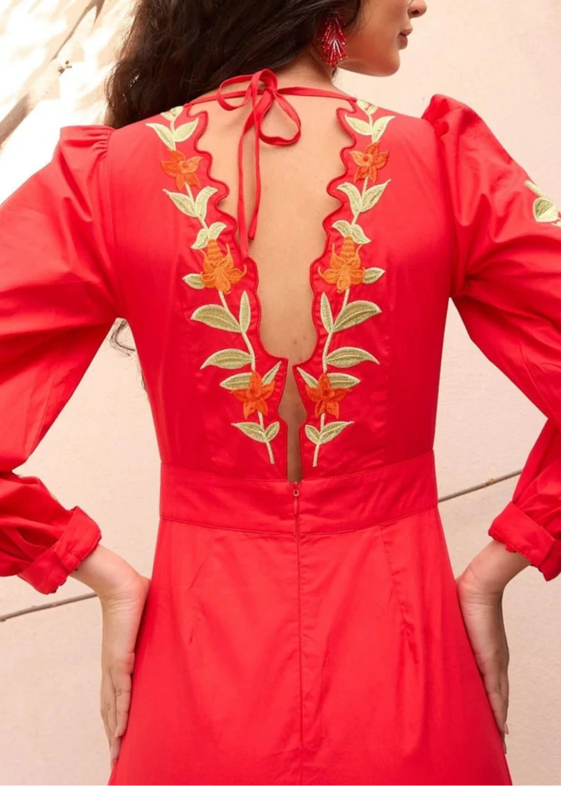 Vestido Tenerife Rojo