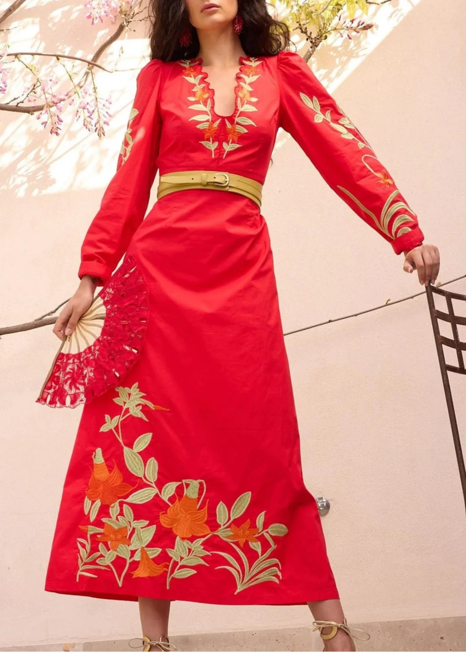 Vestido Tenerife Rojo