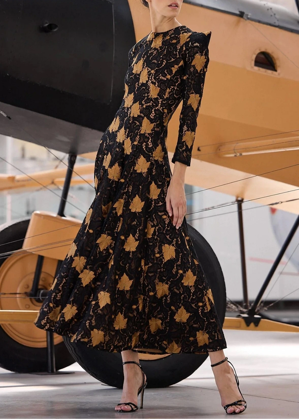 Vestido Rose Hojas