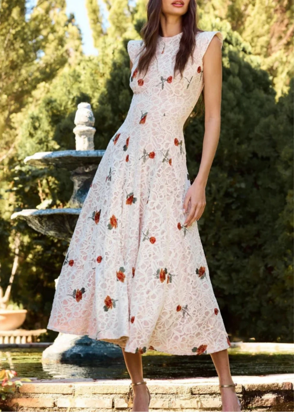 Vestido Rose Beige