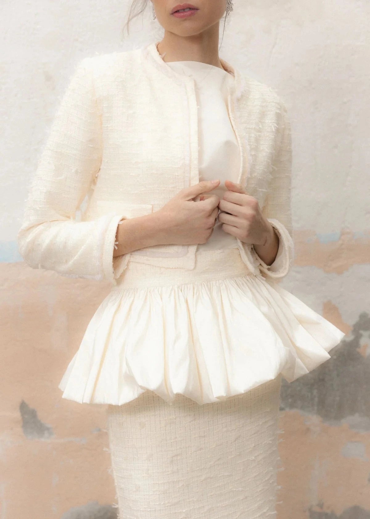 Chaqueta Ariadna Crudo