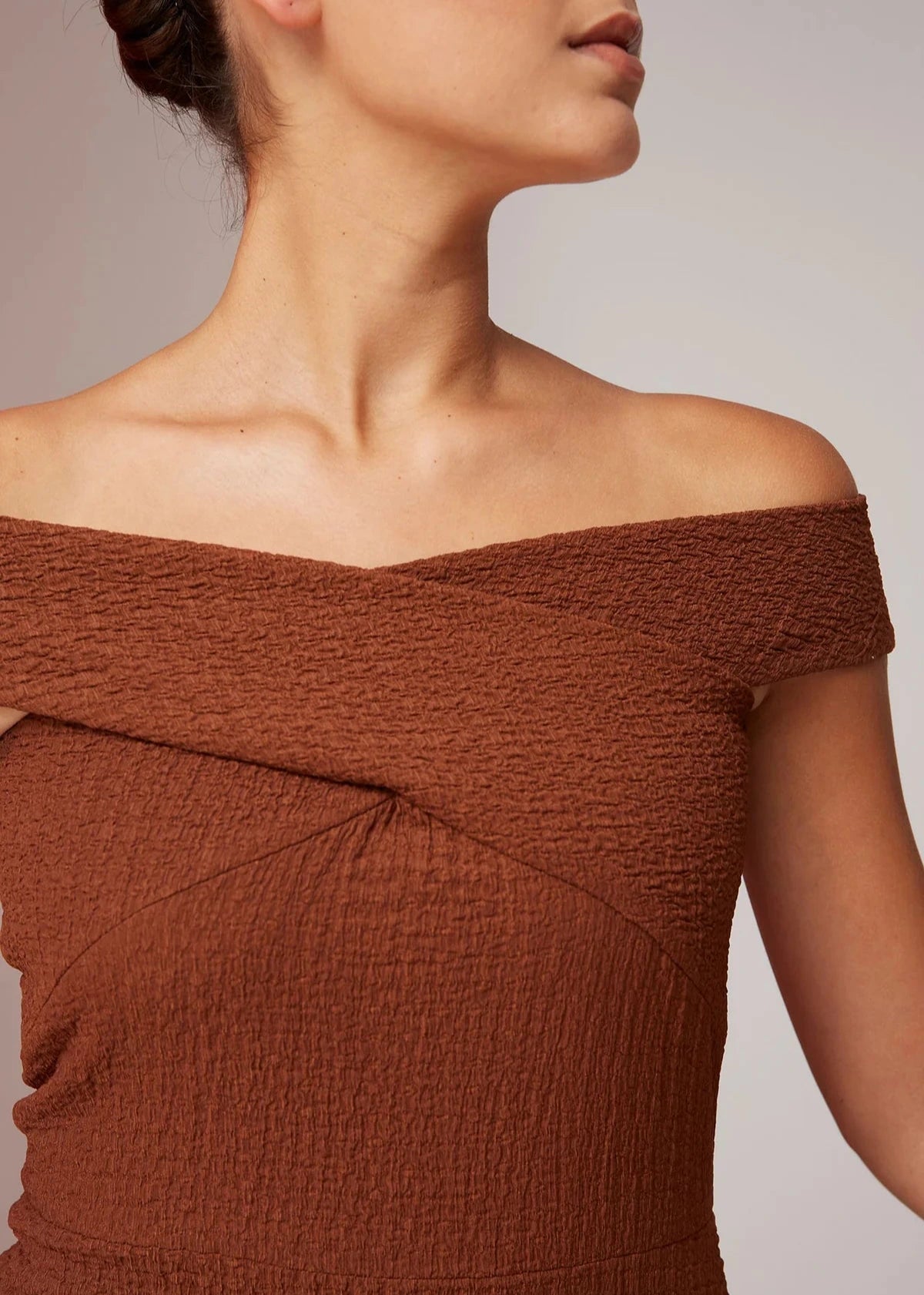 Vestido Amadora Marrón