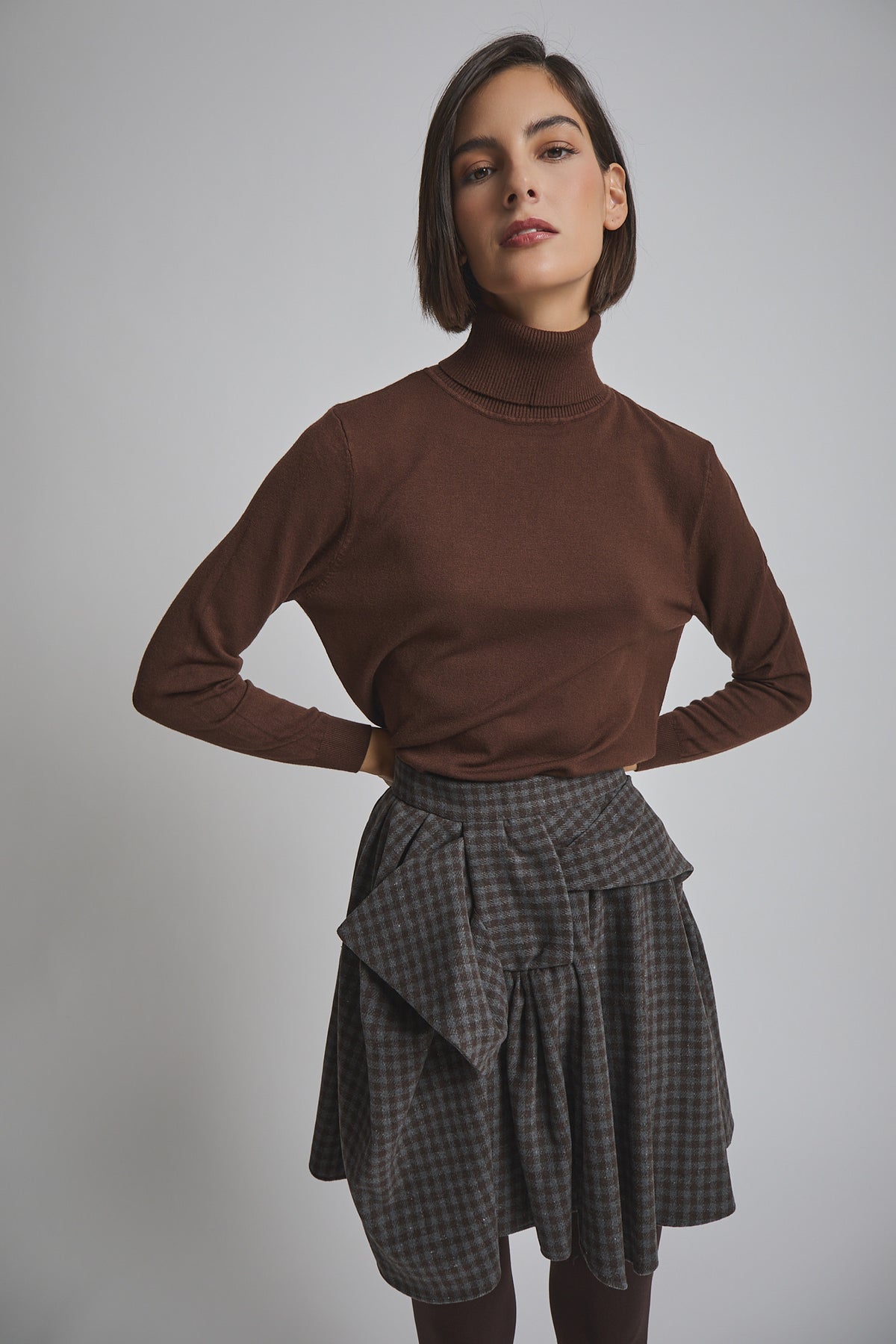 Falda Amara Gris