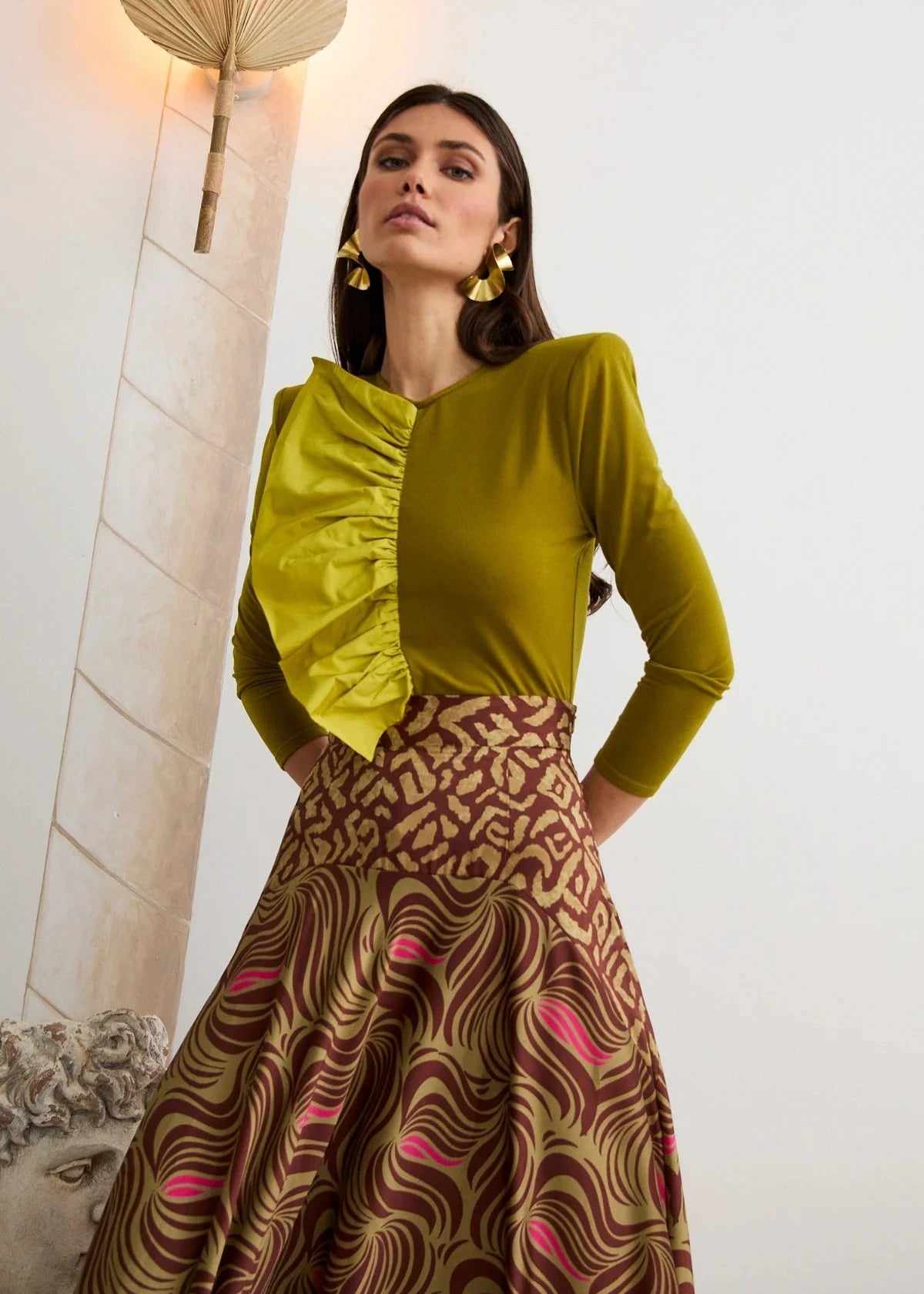 Camisa Amaris Oliva