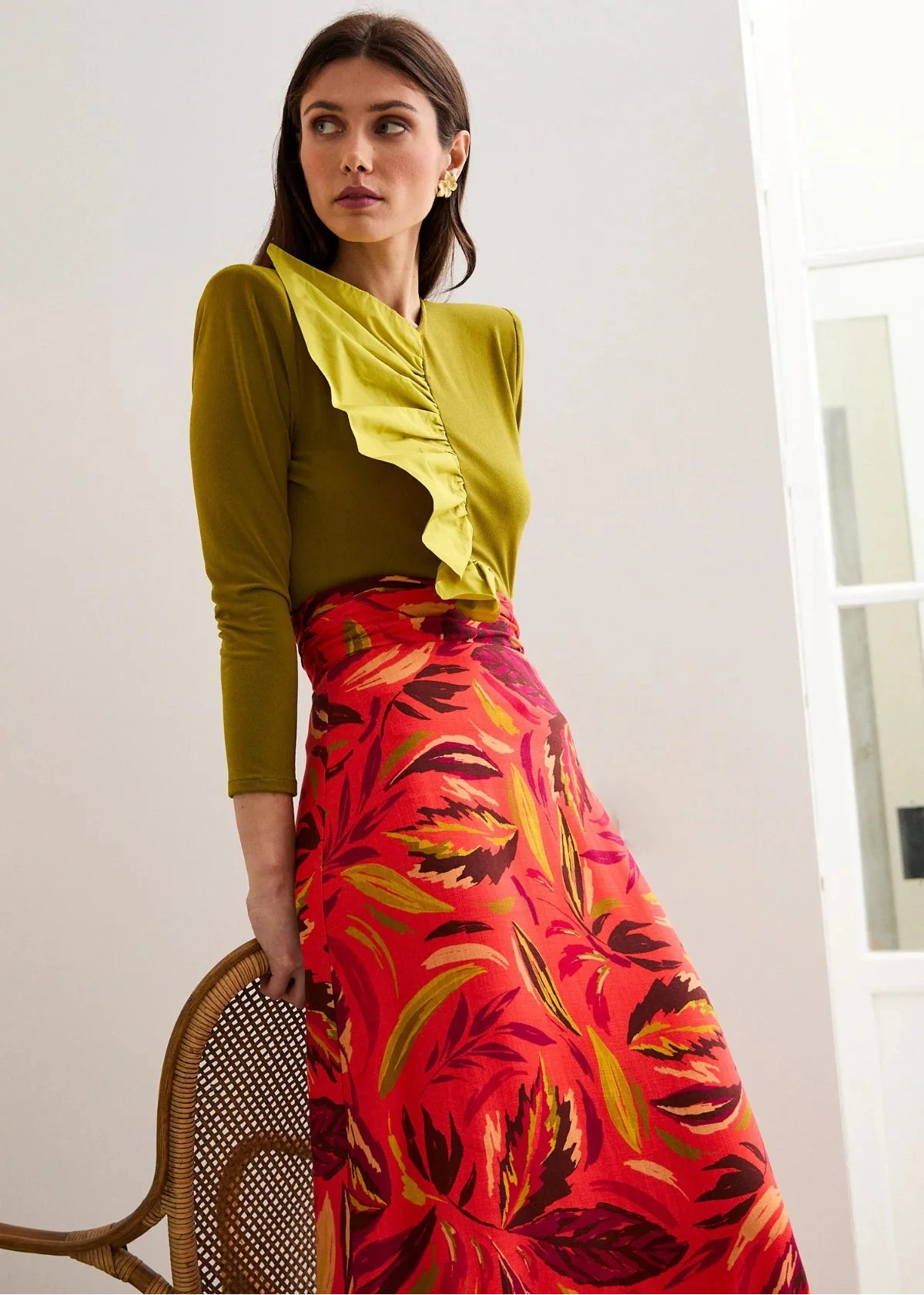 Camisa Amaris Oliva