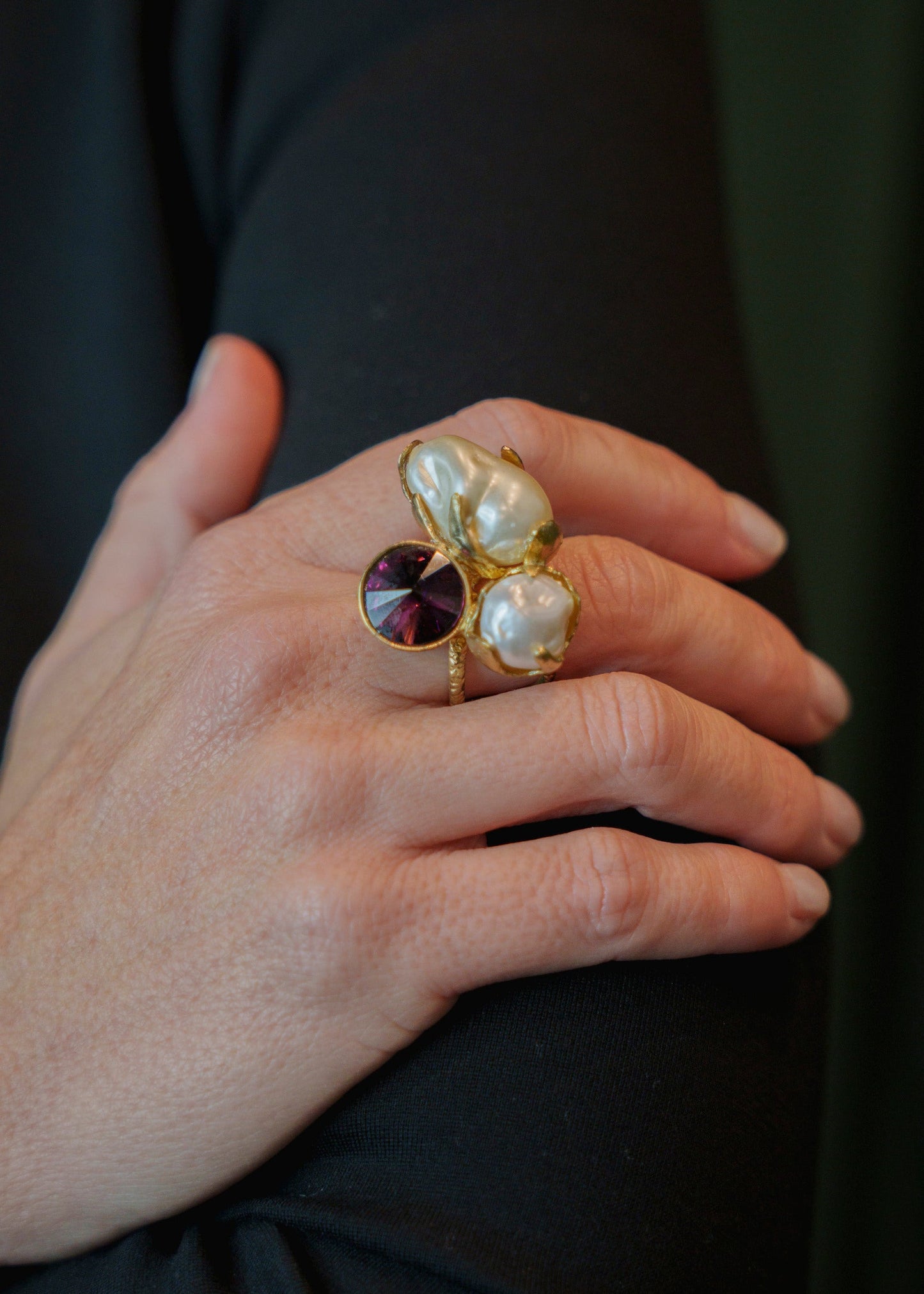 Anillo Hosta Morado