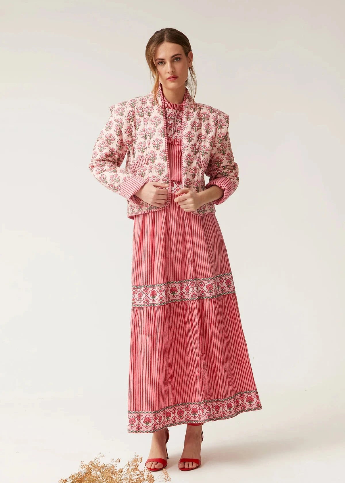 Falda Antonia Rosa