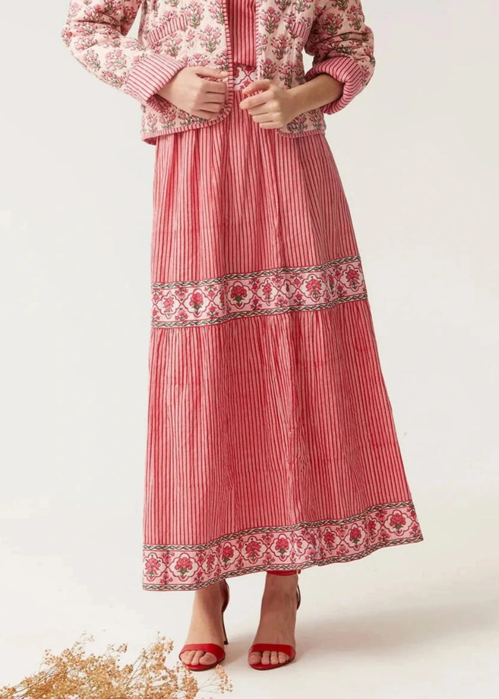 Falda Antonia Rosa