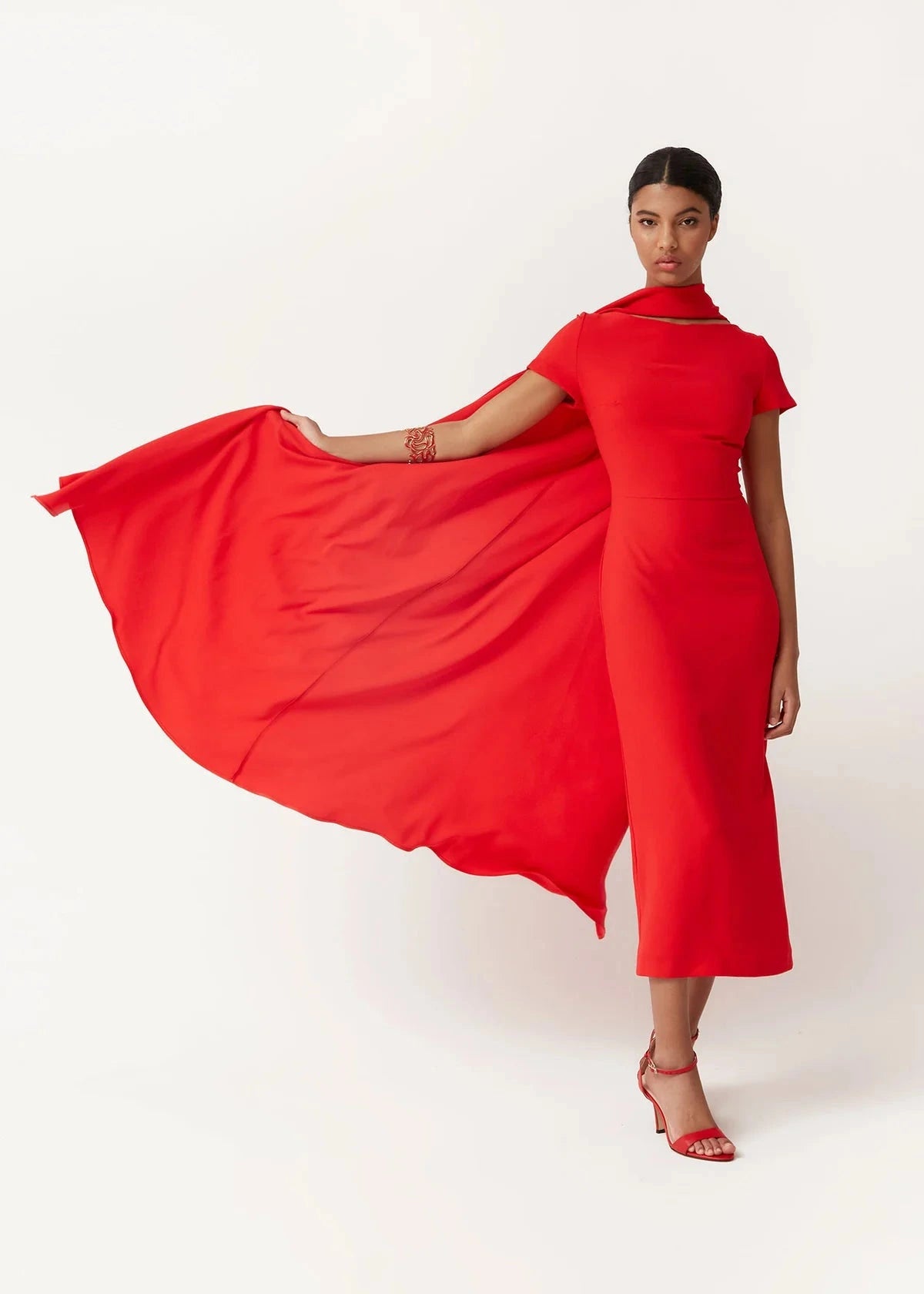 Vestido Antonina Rojo