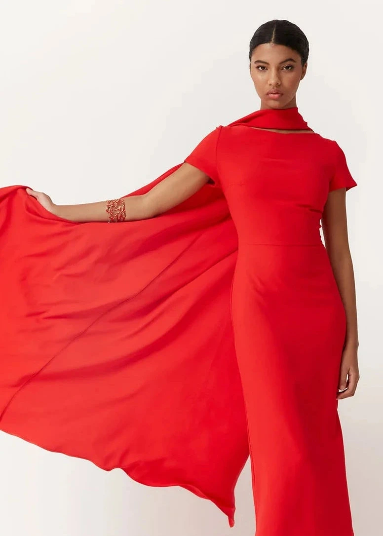 Vestido Antonina Rojo