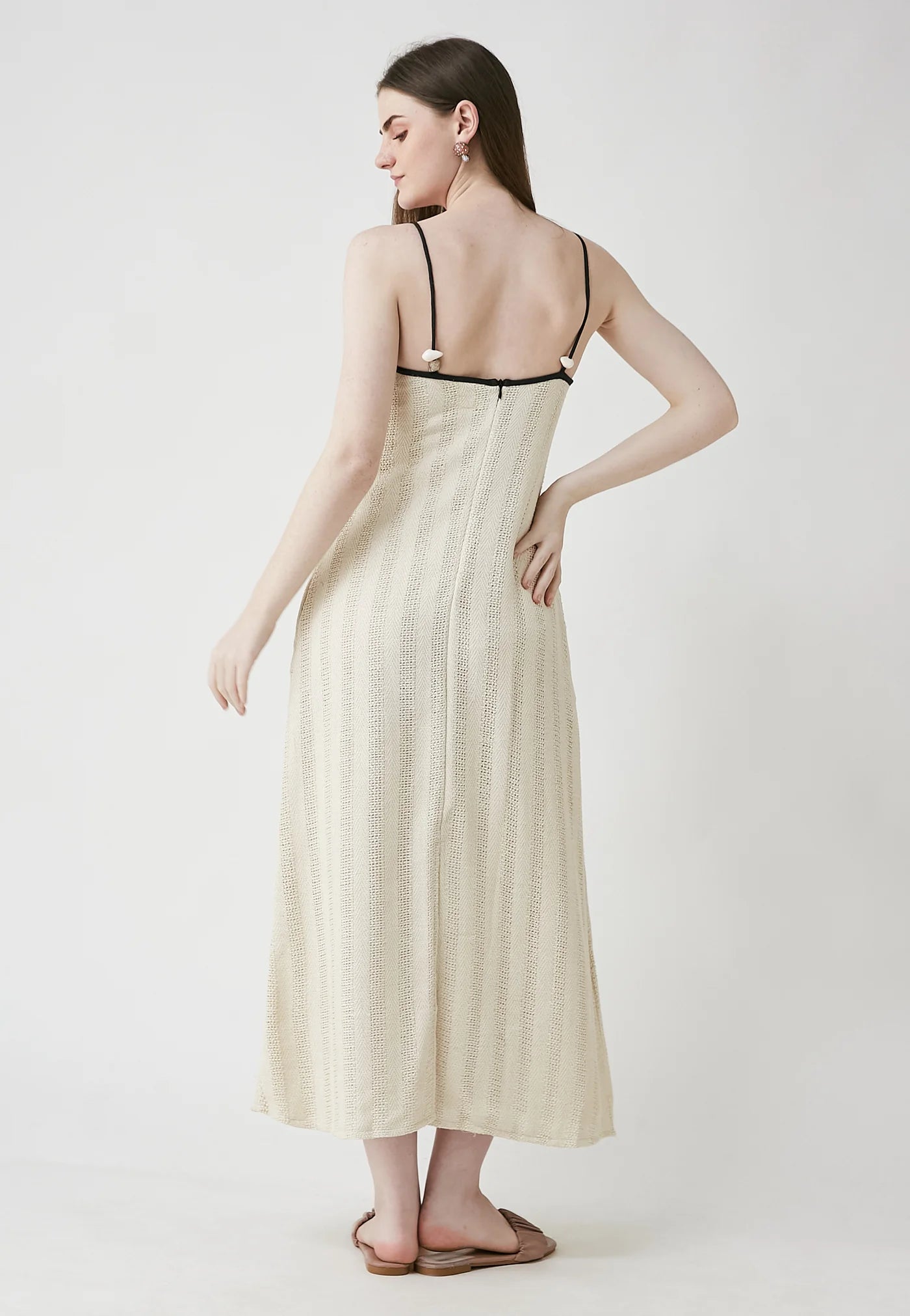 Vestido Aria Mai Beige