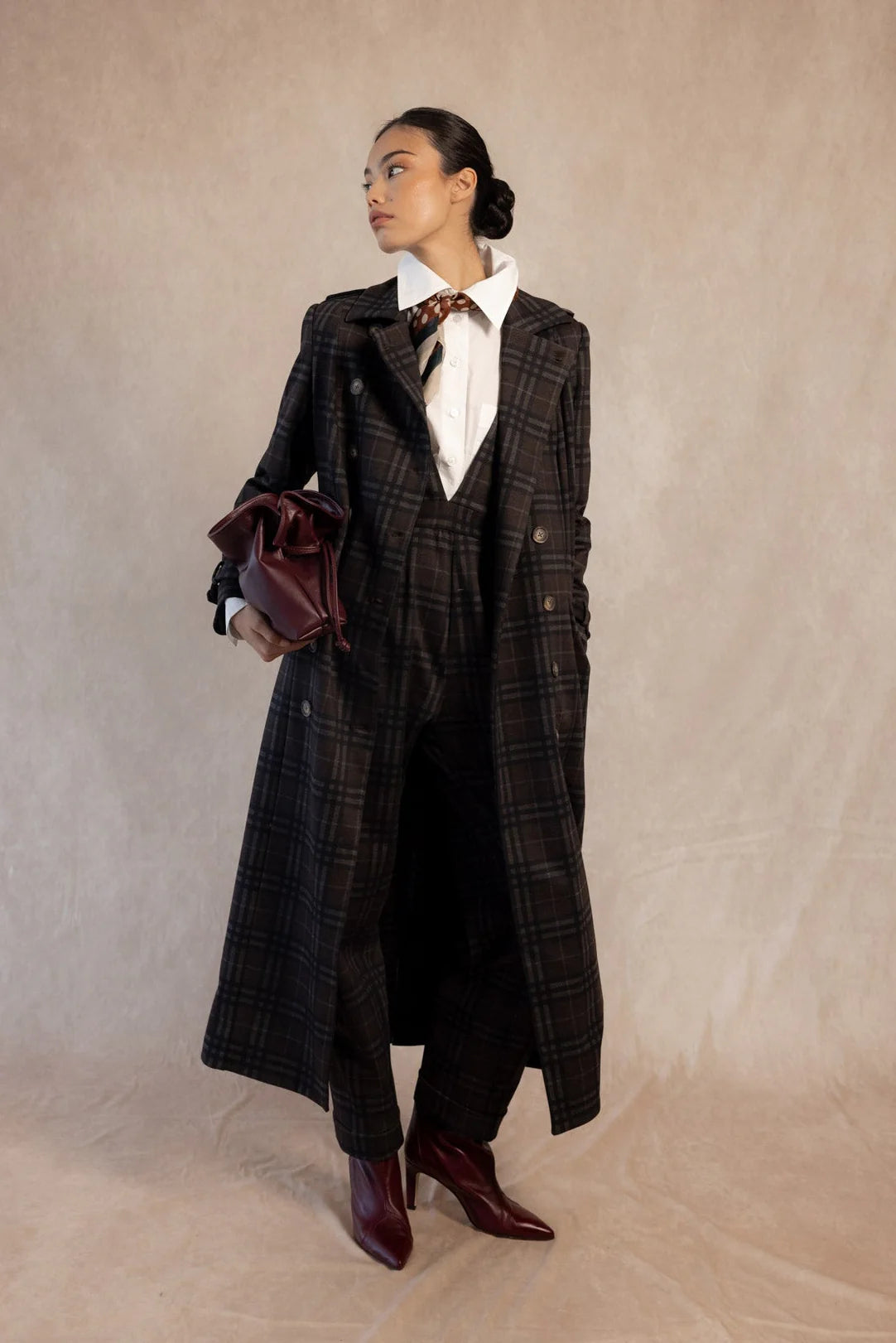 Abrigo Belga Marrón