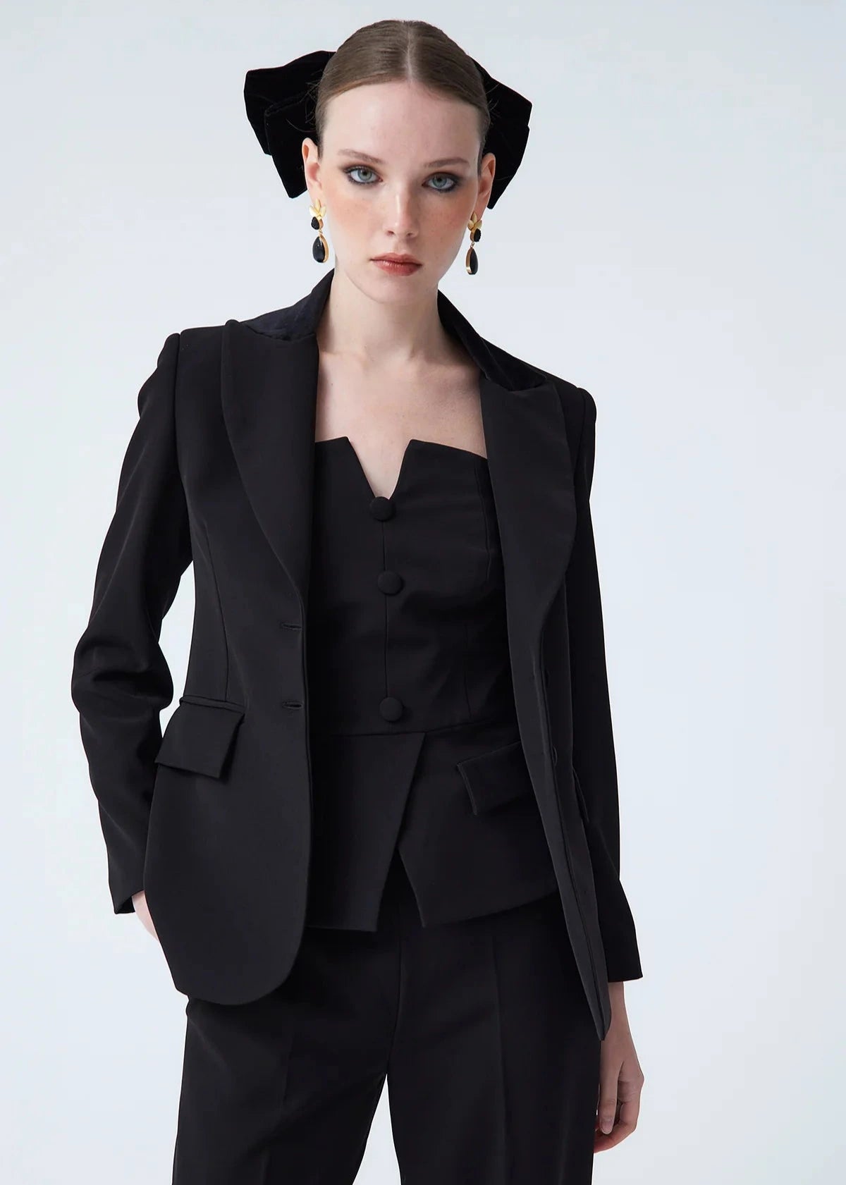 Blazer Noir Negro