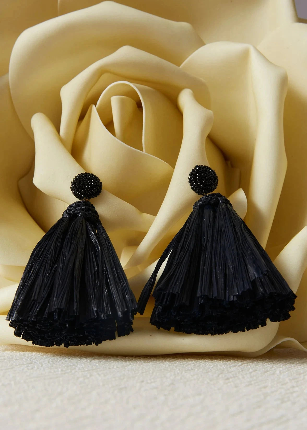 Pendientes Borlina Negro