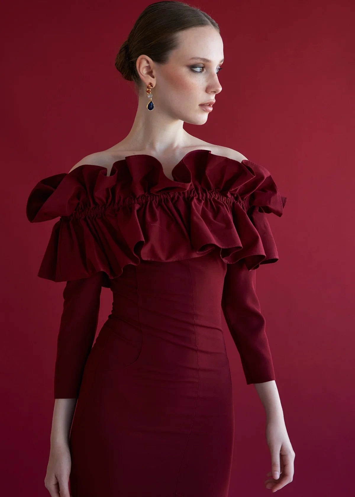 Vestido Choco Winter Granate
