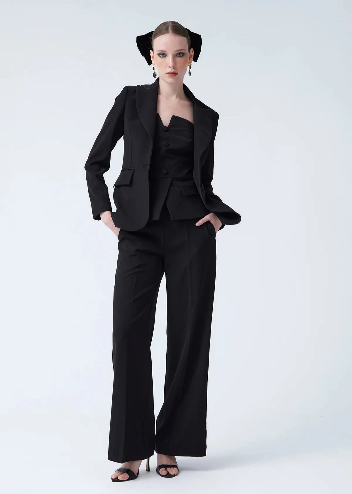 Blazer Noir Negro