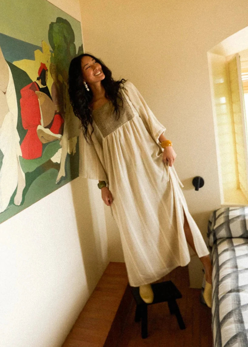 Vestido Dalia Beige