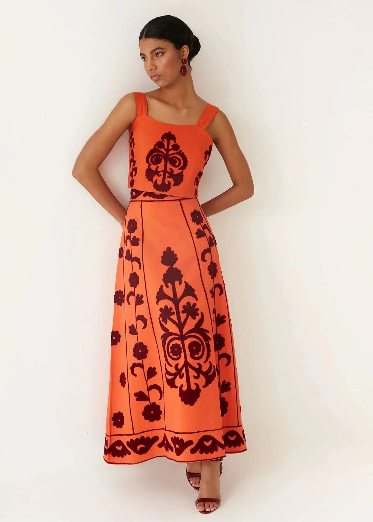 Top Diana Naranja