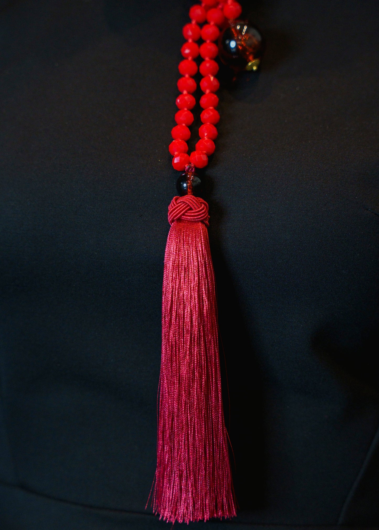 Collar Borla Rojo