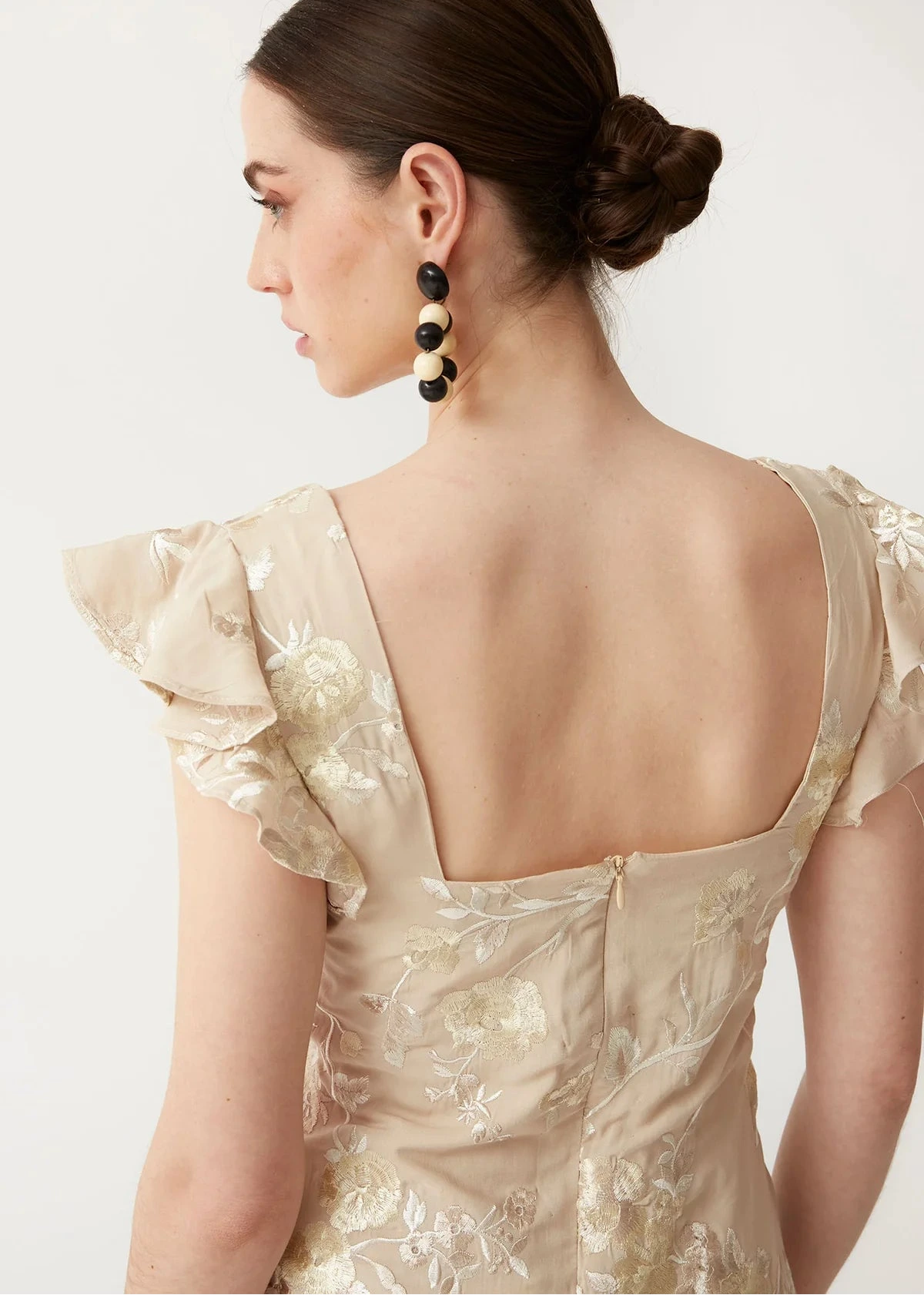 Vestido Estrellam Beige