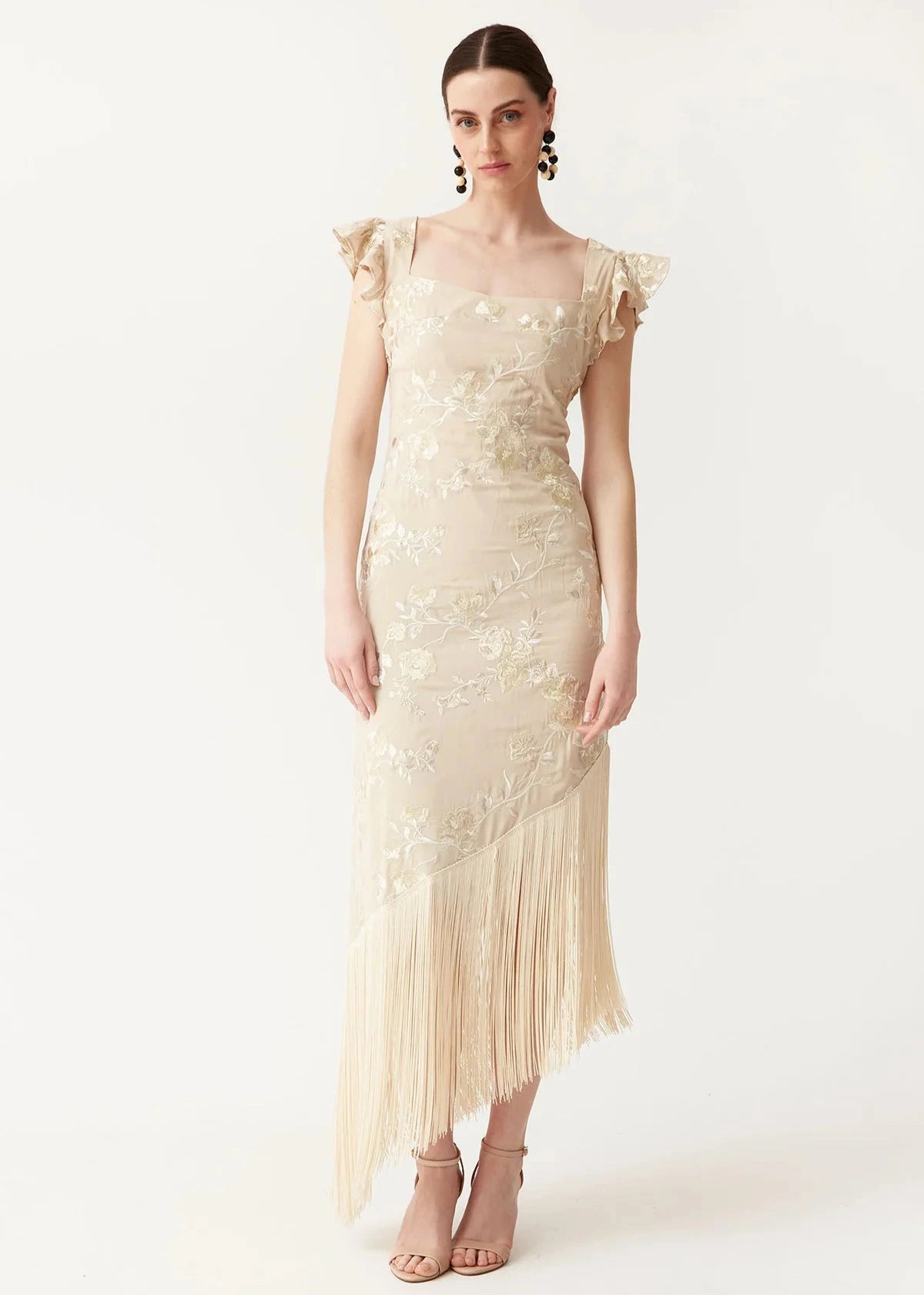 Vestido Estrellam Beige