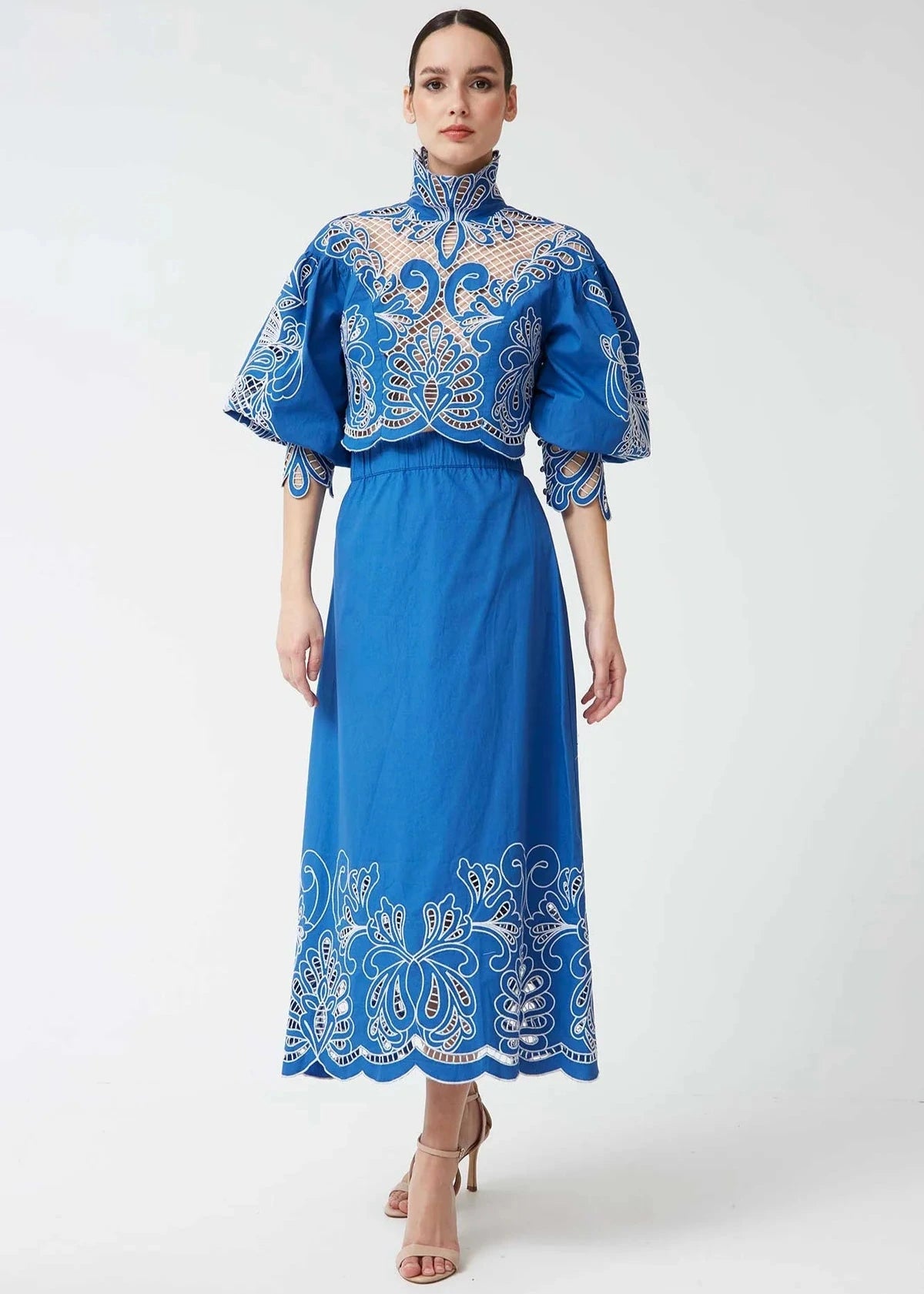 Falda Fabrizia Azul