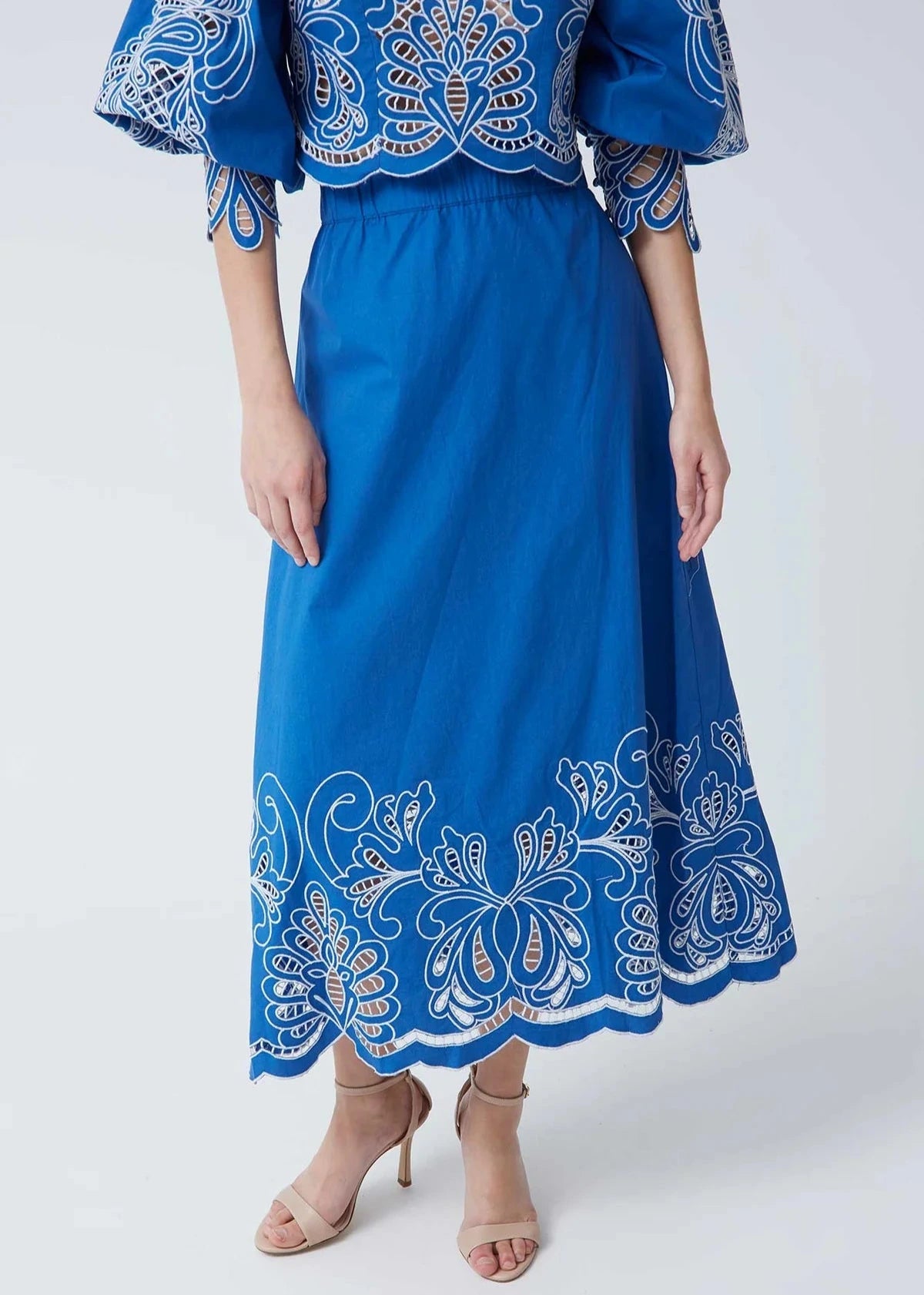 Falda Fabrizia Azul
