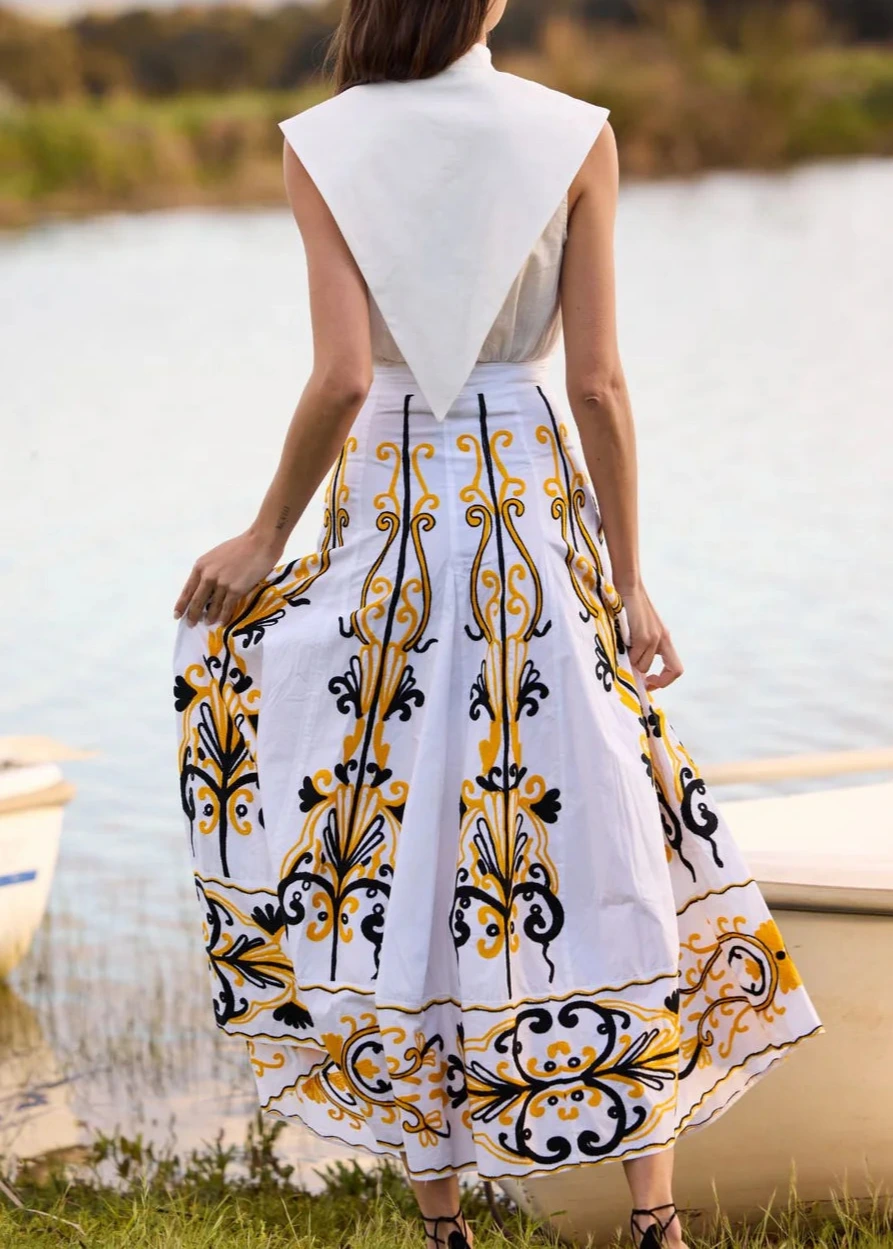Falda Bahamas Blanca