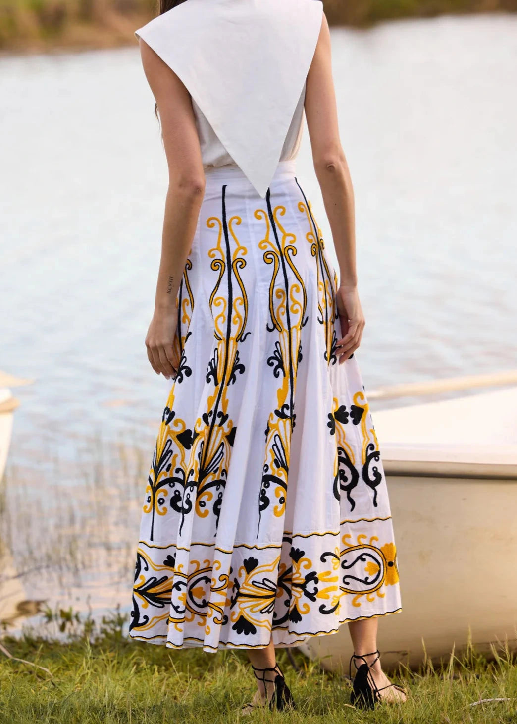 Falda Bahamas Blanca