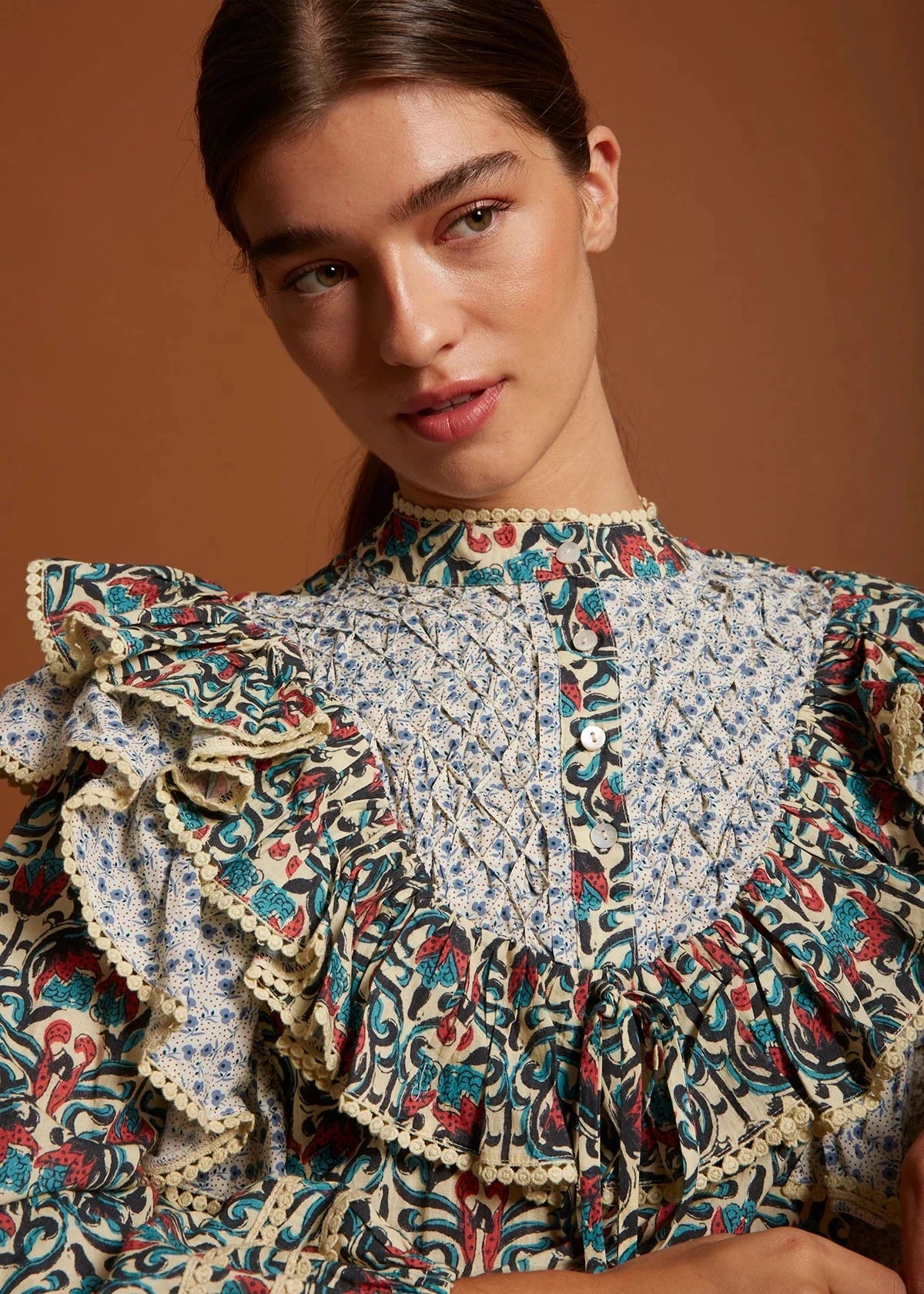 Camisa Gaia Azul