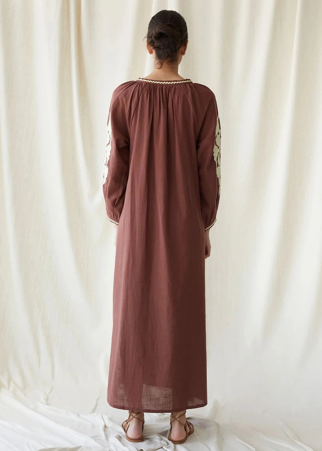 Kaftan Hidalia Marrón