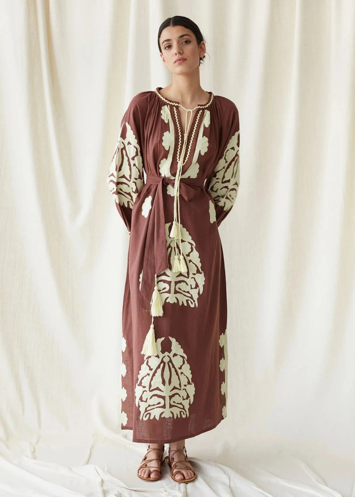 Kaftan Hidalia Marrón