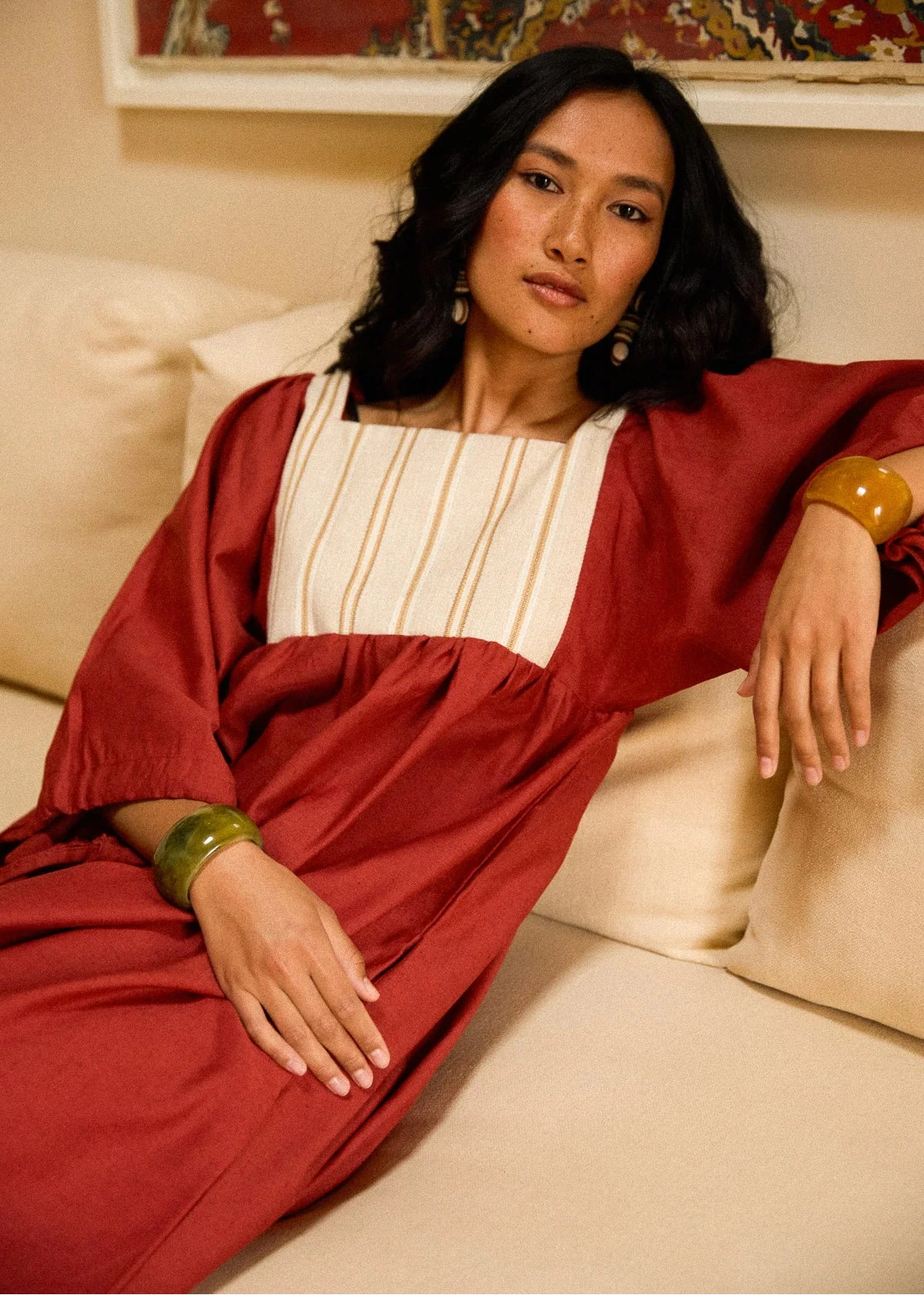 Vestido Irlani Caldero