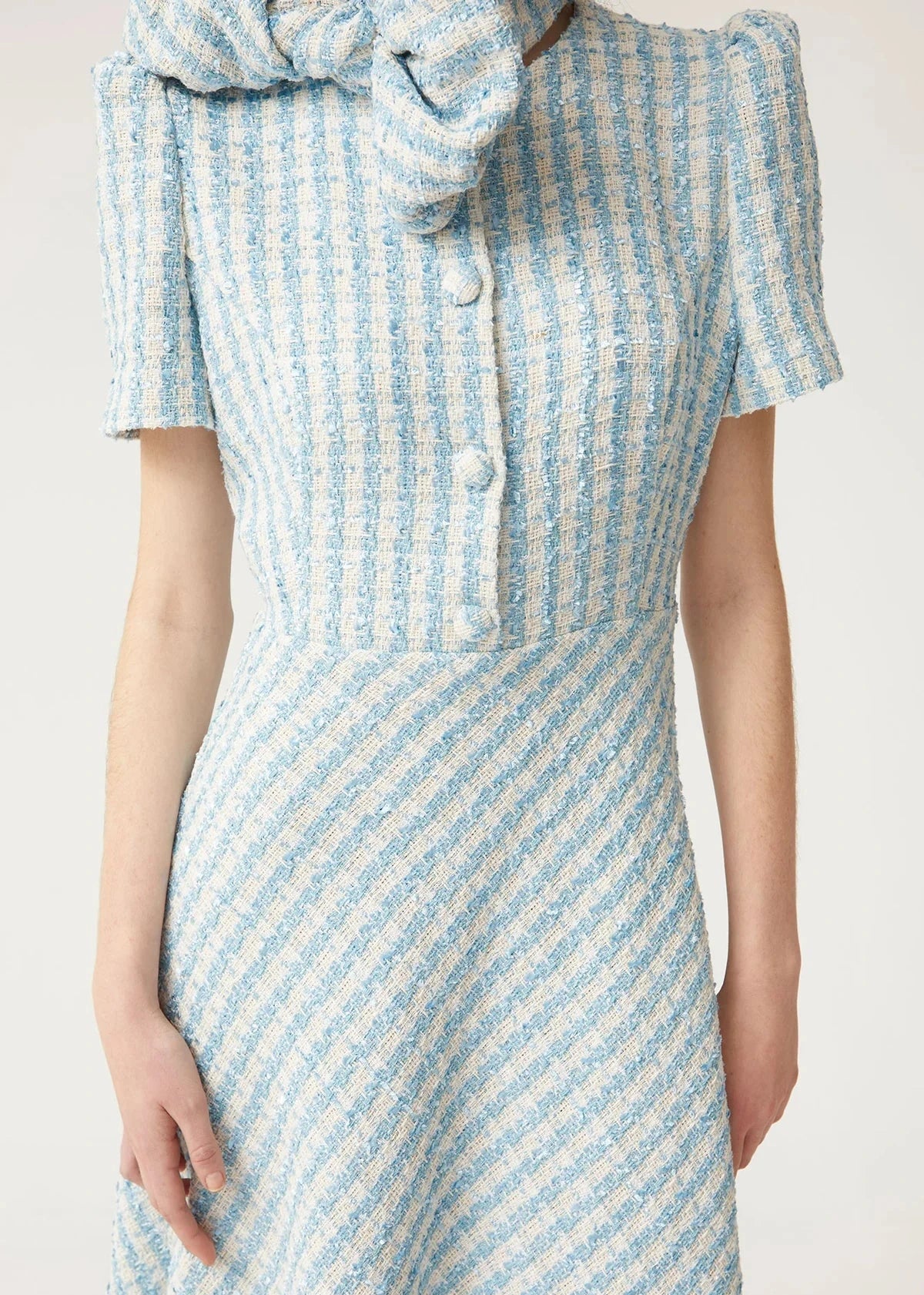 Vestido Lola Cuadros Azul