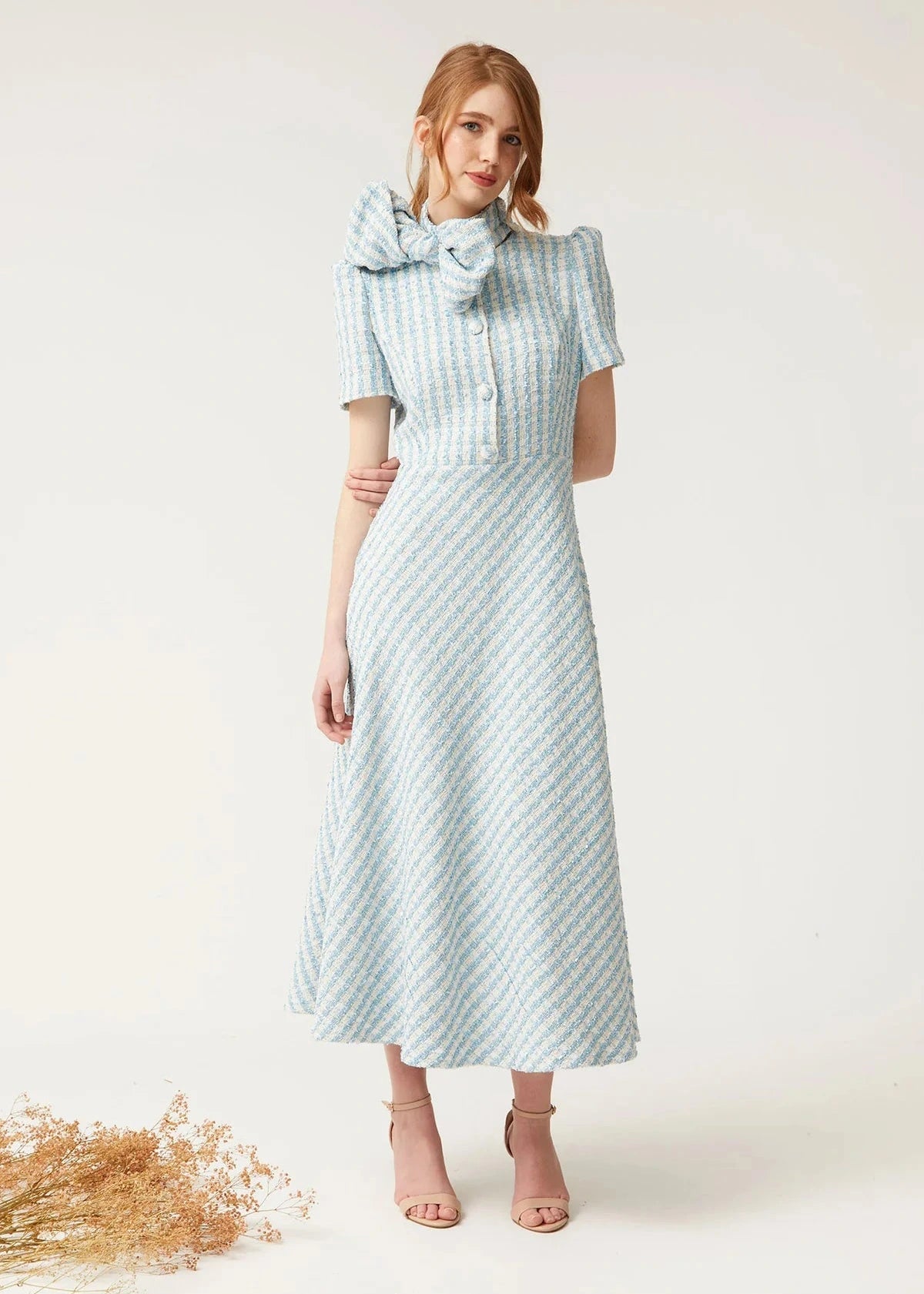 Vestido Lola Cuadros Azul