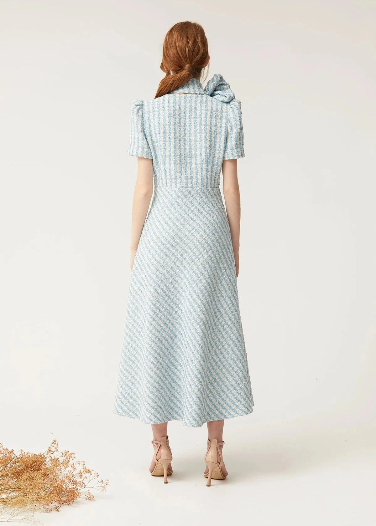 Vestido Lola Cuadros Azul