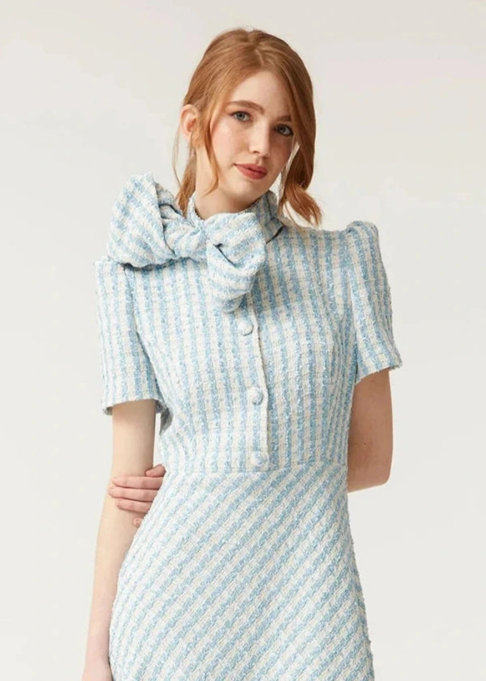 Vestido Lola Cuadros Azul