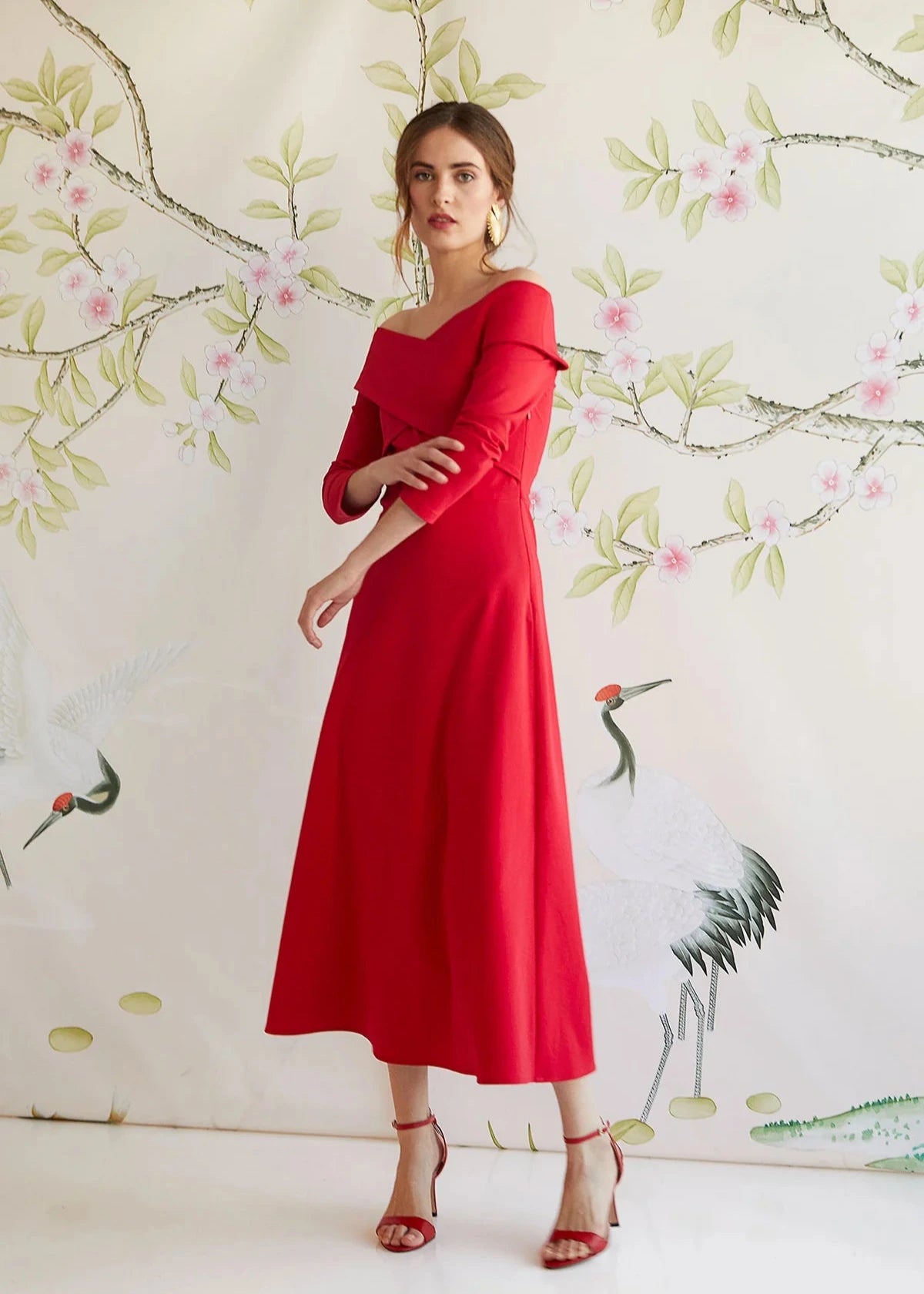 Vestido Loria Rojo