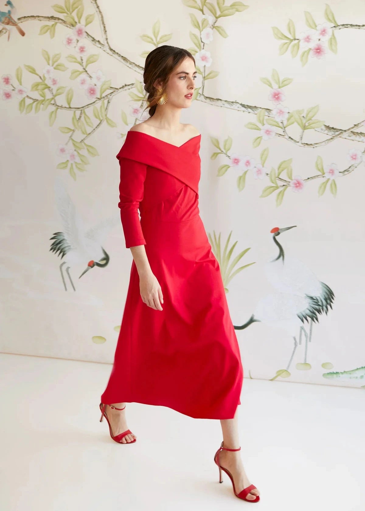 Vestido Loria Rojo